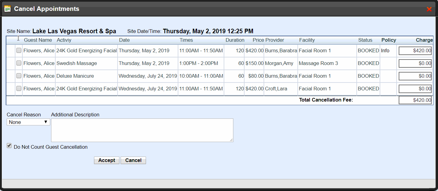 Guest Check In Operations